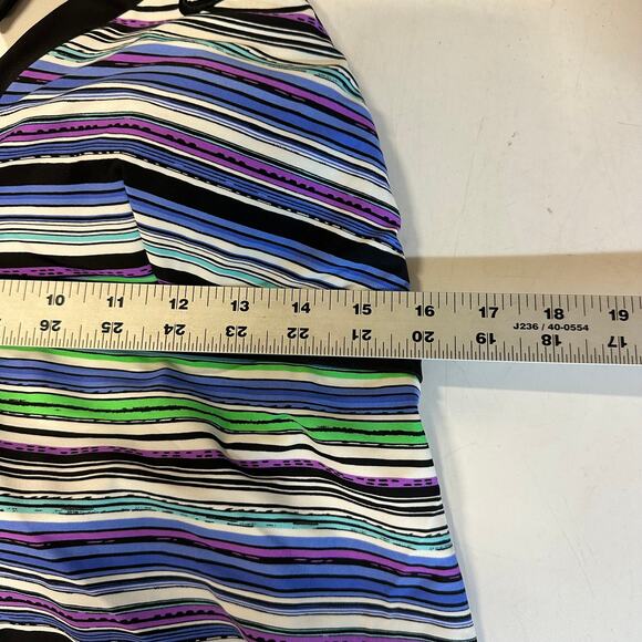 Nike Women's Striped Halter‎ Top size 16 V-Neck - Picture 7 of 8